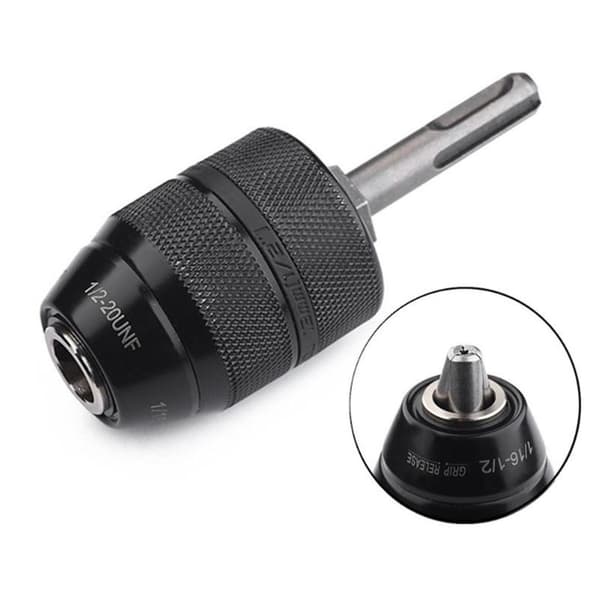 SDS med chuckadapter rotasjonshammer 2-13mm konvensjonell borechuck