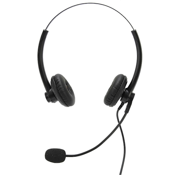 Langallinen puhelinheadset Melunvaimennus Binaural Liiketoimintakuulokkeet mikrofonilla Call Center -asiakaspalveluun USB-liitäntä
