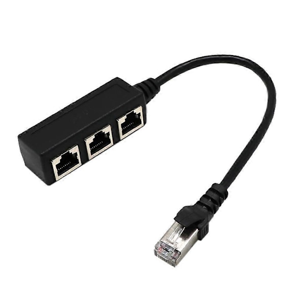 RJ45-jakajaliitin 1–3-suuntaiseen Ethernet-kaapelin pistorasiaan 8P8C-keskitin