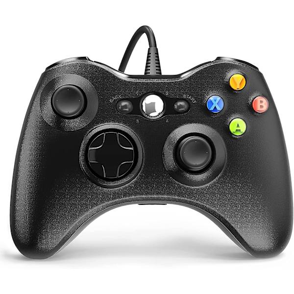 Langallinen ohjain Xbox 360:lle, YAEYE-peliohjain 360:lle kaksoisvärinä- ja turbotoiminnolla