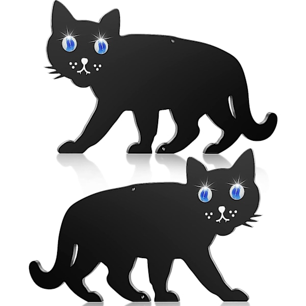 Trädgårdsskrämma för Katter med Reflekterande Marmorögon - 2-pack Bästa Kattavskräckningsmedel för Trädgård - Kattavskräckningsmedel för Trädgård - Kattavskräckningsmedel - Hund- och Kattavskräckningsmedel för