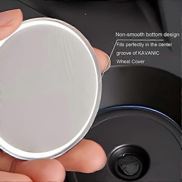 Centerkapsel (4 stk.) til KAVANIC Tesla Model Y Model 3 Modifikation Hjul Covers (Rød/Mat Sort)