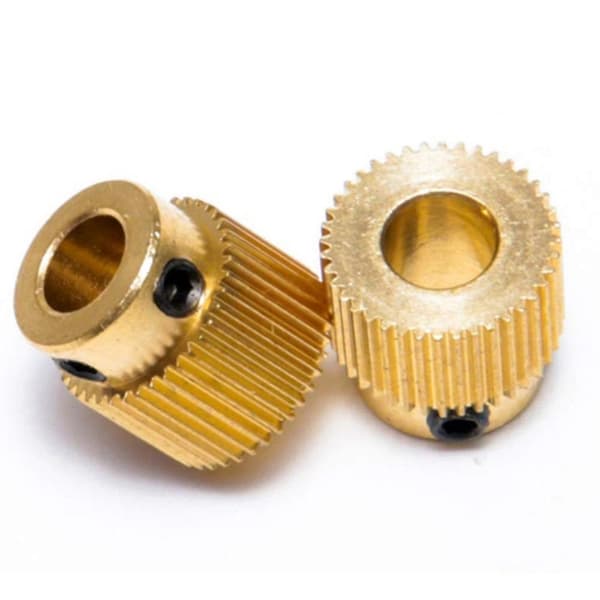 6 stk. Robuste 3D-printerdele Driver 26 Tand Hjul Messing Ekstruder Hjul Gear til Printer -10 -10s S4 S5 3 Pro