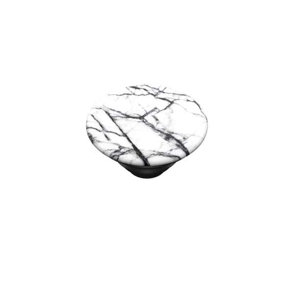 Dove White Marble Removable Grip with Stand Function