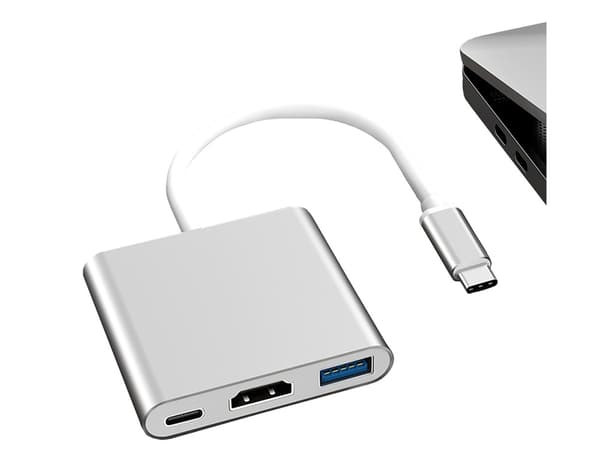 Macbook USB-C-sovitin - HDMI & USB 3.0 4K