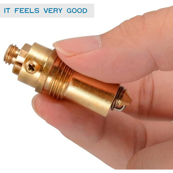 2 stk. messingprop udskiftningsbolt, messing pop-up klikbolt, slidsede propbolt samling