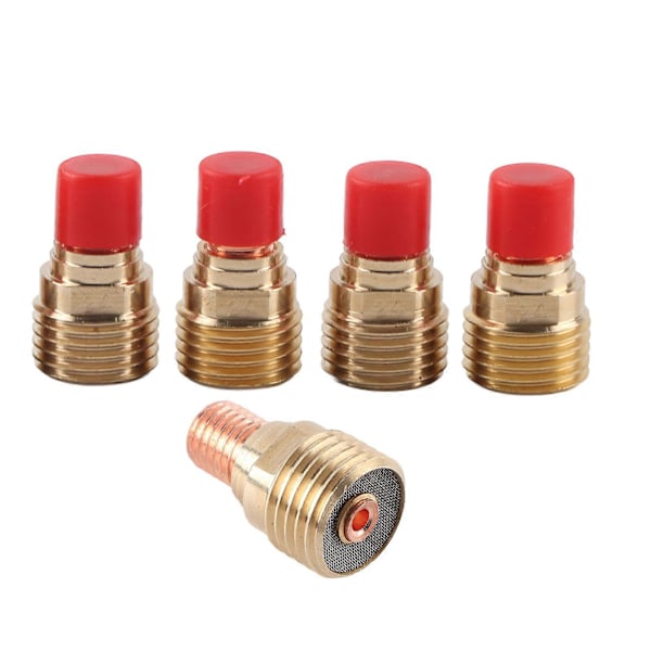 5st 45V44 Gaslins Hylskropp 2.4mm 3/32\" för TIG Svetsbrännare WP-9/20/25