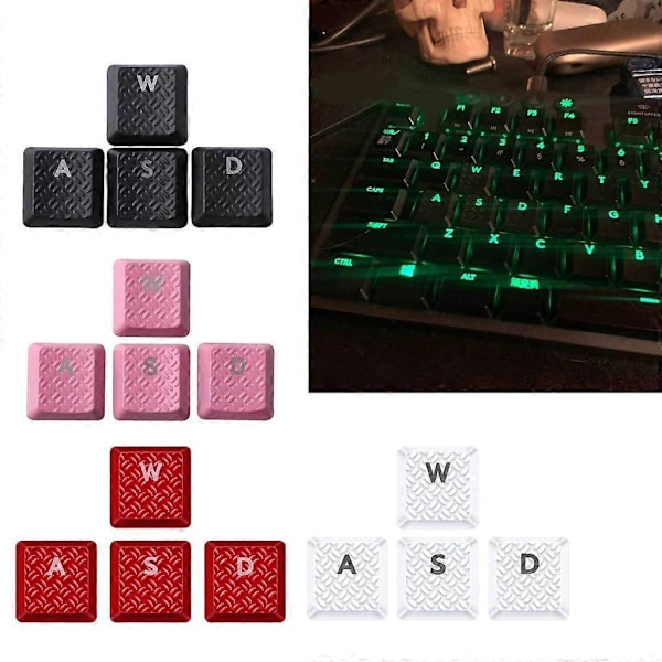 Textur Taktilitet Bakgrundsbelysta tangenthattar WASD Tangenter Ersättning för Logitech G915 G913 G815 G813 TKL RGB Mekaniskt tangentbord