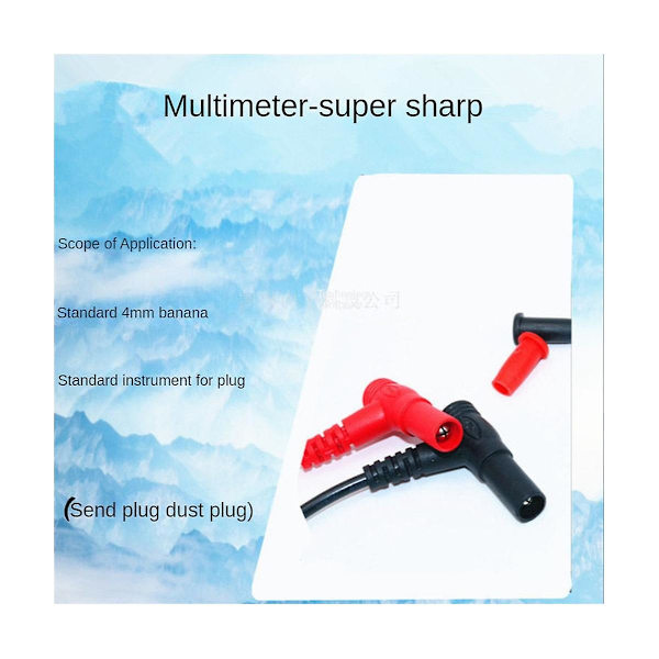 1000v 20a Meter Blyantledning Ekstra Skarp Meter Pen Fin Spids Guldbelagt Kobbernål Meter