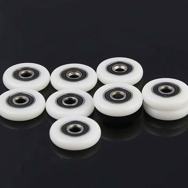 Dusjrull - 23mm - 12 Stykker - Plast - Skruefeste