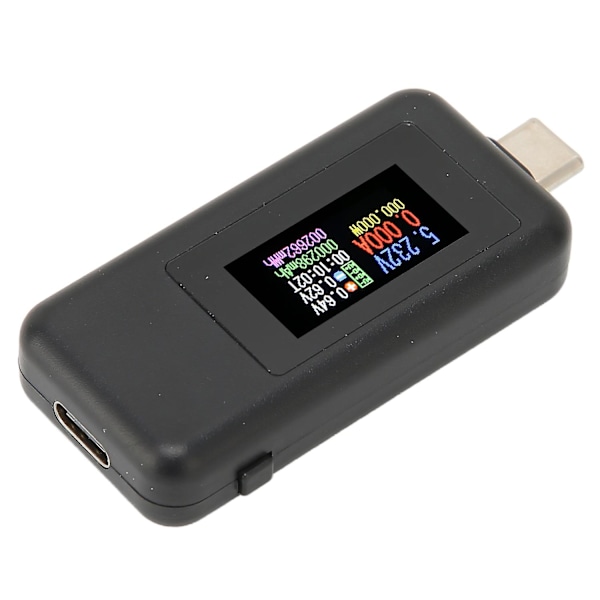USB-tester sanntidsdeteksjon IPS HD-skjerm Høy nøyaktighet Strøm av Lagring USB-spenningsmåler-YM