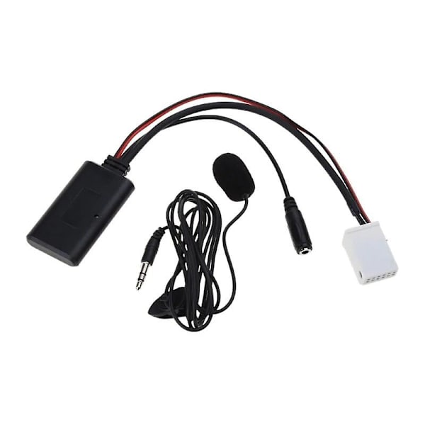 12-nastainen Bluetooth-moduuli langaton autoradiostereoiden musiikin Aux-kaapeliadapteri Peugeot 207 Citroeniin
