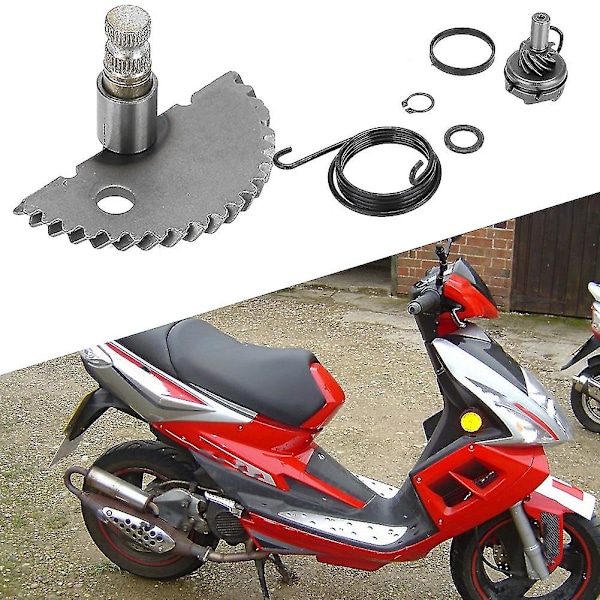 Kick Start Shaft Idler Gear Assembly Set för GY6 50CC 80CC 139QMB Scooter Moped med Aluminium Material