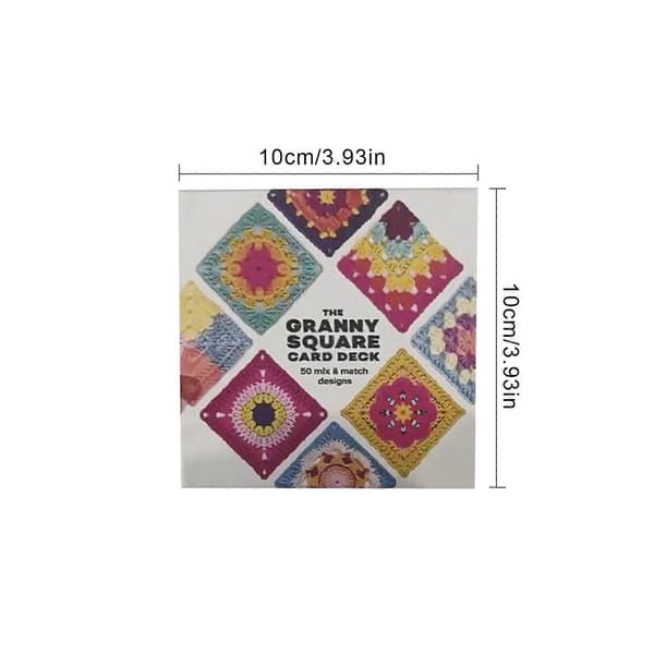 Granny Square Kortdæk - 50 Mix & Match Designs NY