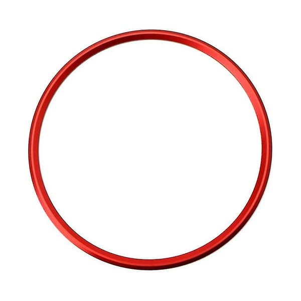 Rød Aluminiumsratt Ring Dekorasjon For / 911 (145mm)