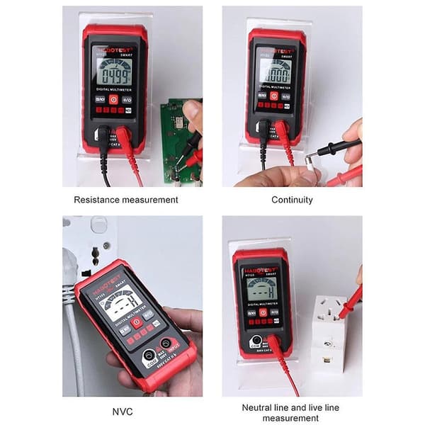 Smart Digital Multimeter, Automatisk Digital Multimeter, 4000 Räkningar, Auto Digital Multimeter, Digital Multimeter