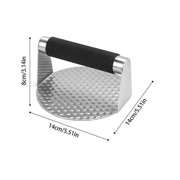 Køkkenpresse i Rustfrit Stål - Smash Presse Grill Tilbehør til Flat Top Grill