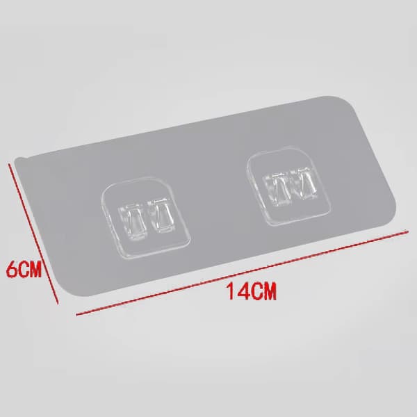 HOOK STICKERS Tape with HOOKS for BATHROOM KITCHEN SHELF Self-adhesive