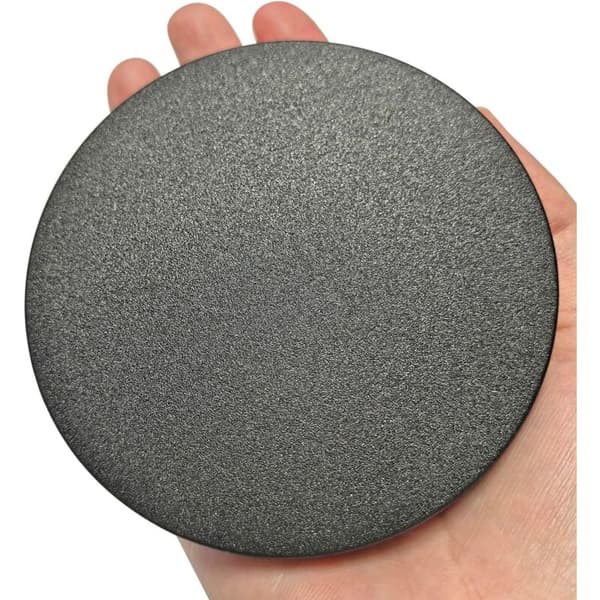 3 stk. 75 mm runde plastikpropper, møbelhulafdækninger, sorte, til møbelhylder og skabe