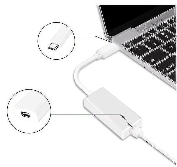Thunderbolt 3 till Thunderbolt 2-adapter Typ C-kabel USB för Macbook Air Pro - Köp nu!