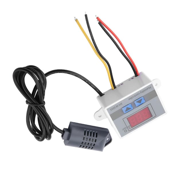 XH-W3005 Digital Hygrometer Brytare Kontroller Fuktighetssensor 0~99%RH 12V