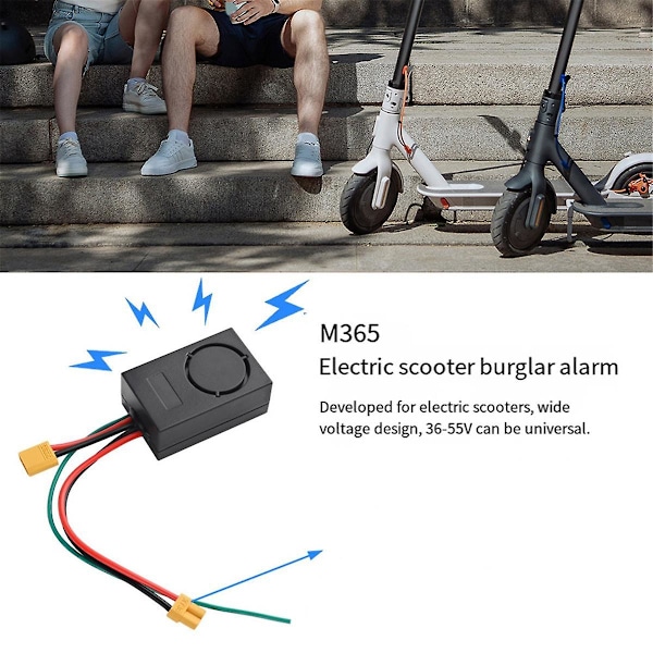 1150DB Högt Trådlöst Stöldskydd Vibrationslarm Fjärrkontroll för M365 Scooter A