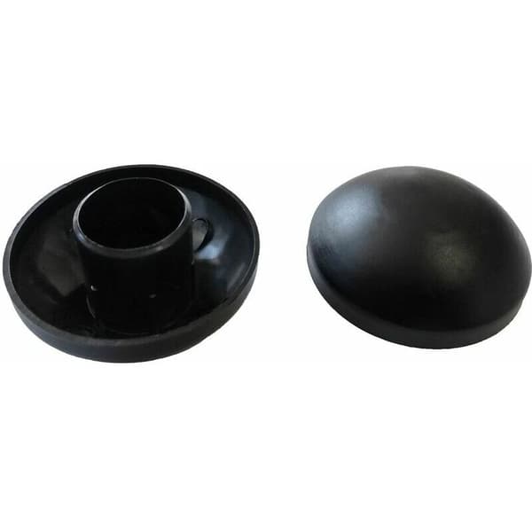 Sett med 8 svarte 25 mm stanghetter til trampoline