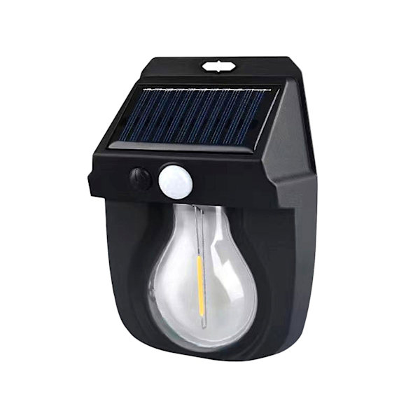Utomhus solcellslampa volfram sensor vägglampa