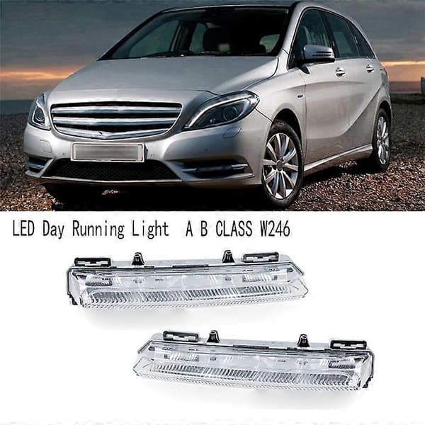 LED Dagkjørelys Front Venstre Tåkelys Advarselslys Montering for CLASS W246 2049069100