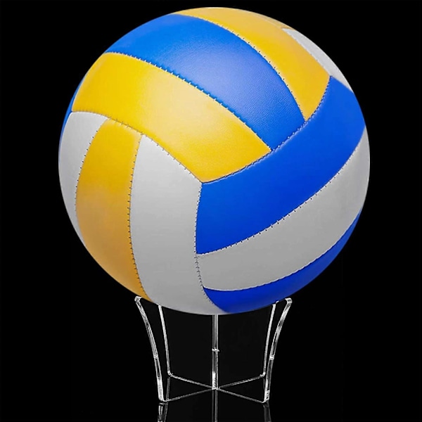 2 stk Akryl Sportsboldholder Stativ til Rugby Fodbold Fodbold Rugbyboldholder, Fodboldholder, Basketball, Fodbold, Volleyball