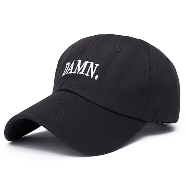 Sort Snapback Kasket Dad Hat Kendrick Damn