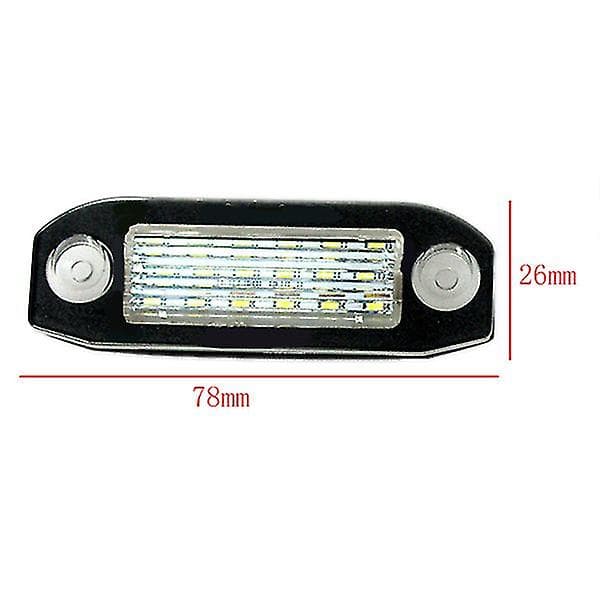 Bil LED Nummerpladelys Lampe til S80 XC90 S40 C70 V50 XC70 V70