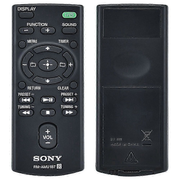 Ny Original Rm-amu197 For Sony Hifi Audio Display System Fjernkontroll Rmamu197