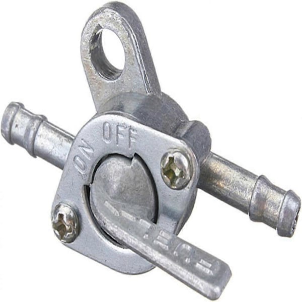 Universell bränslekran, 6 mm, för moped/motorcykel/fyrhjuling med avstängningsfunktion