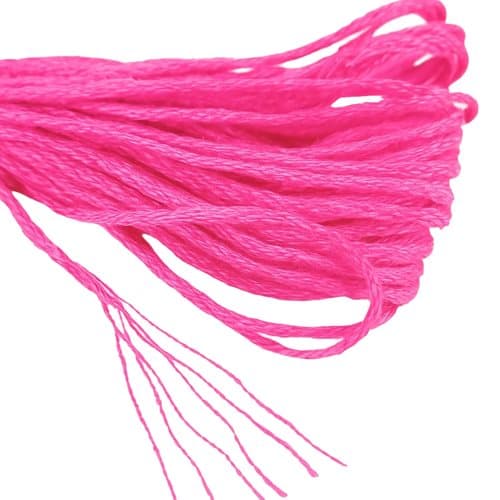 50 farver broderigarn 8m per nøgle