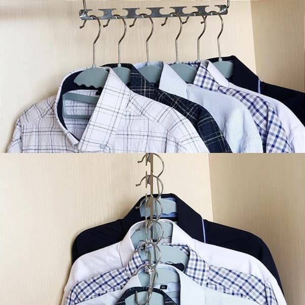 2-pack - Clothes Hanger / Hook for Hanger - Save space in wardrobe