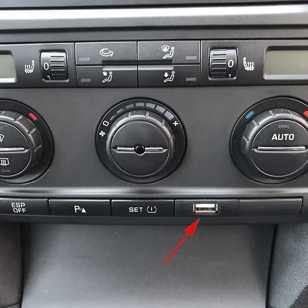 Bil Rcd510 Rcd315 CD-växlare Usb-gränssnittsadapter Ljud 4-polig Kontaktkabel För 2011 Octavia 2007
