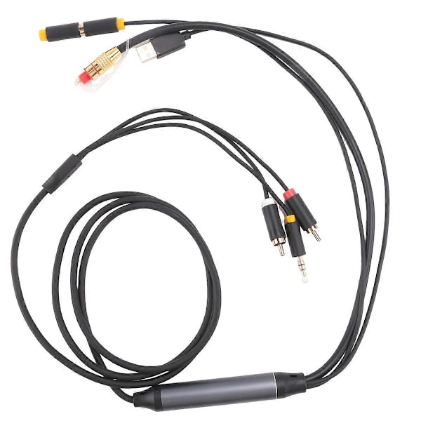 Digital til Analog Lydkonverteringskabel, Digital SPDIF/Optisk & Koaksial til Analog L/R RCA Lyd Ca