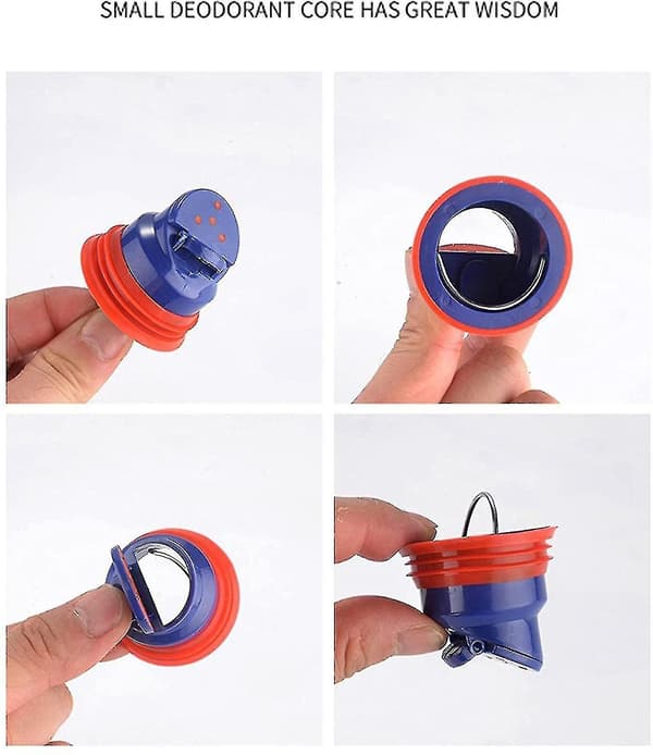 Golvavloppsavloppsplugg, Anti-backflow, Anti-lukt, Snabbavloppsventil, 3,5*5,3cm