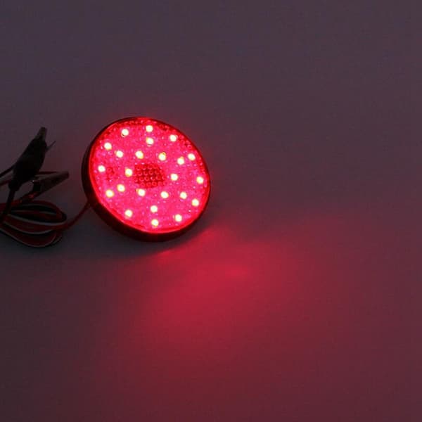 Bilbeskyttelse 5.8CM Rund LED Reflektor Bakfanger Baklys Bremselys for