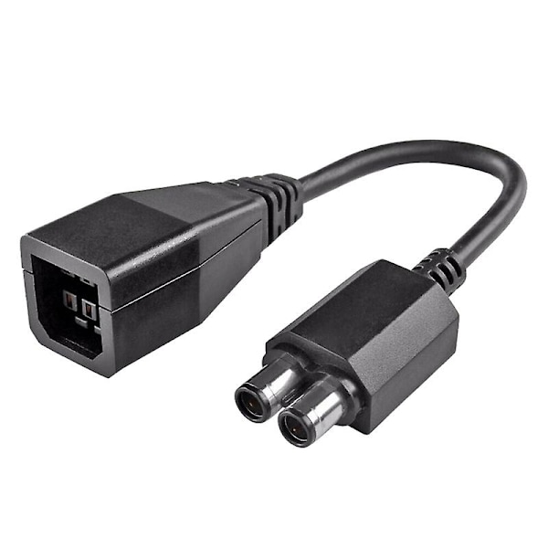 2-port strömförsörjningsomvandlare AC-adapterkabel kompatibel Xbox 360 till Xbox 360 Slim Jikaix