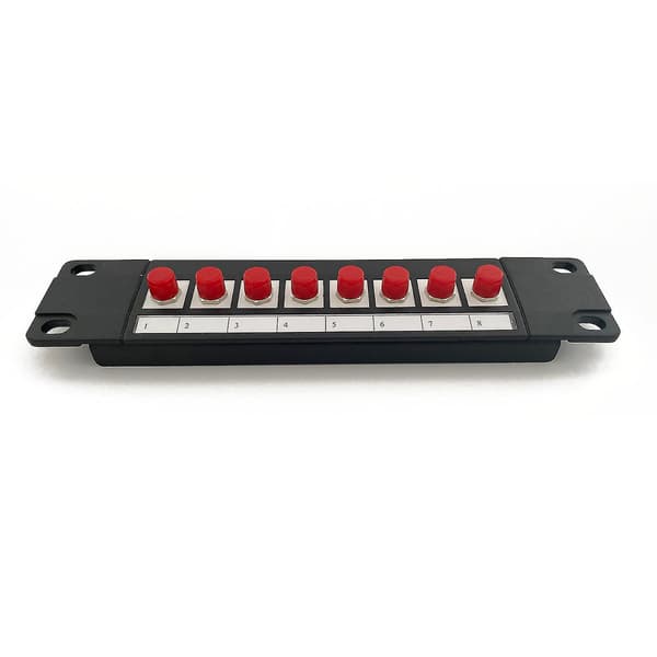 8 Port til FC Vægmonteret Patch Panel 10G Support 1U Netværks Patch Panel UTP 19-tommer