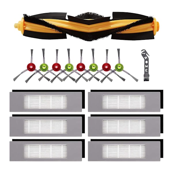16 stk. til Deebot Ozmo 920 950 T5 T8 T8 T8 Max T9 Max T9 Power N7 N8 N8+ støvsuger tilbehør