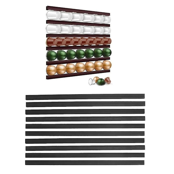 10 st Kapselhållare för Kaffepods, Kaffekapslar, Hyllor, Kapselförvaring, B