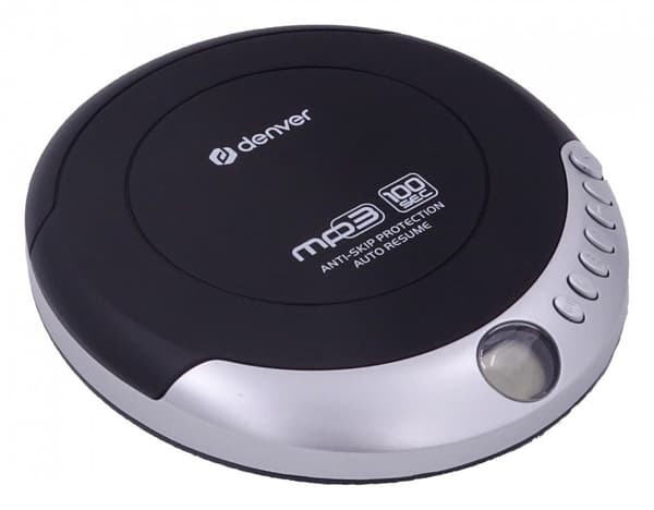 Denver DMP-391 - Discman - CD, MP3 med antishockfunktion og basforstærkning