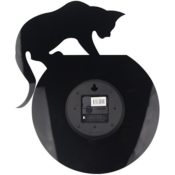Tre guldfiskar katt väggklocka/katt väggklocka vardagsrumsspegel 3D väggdesign