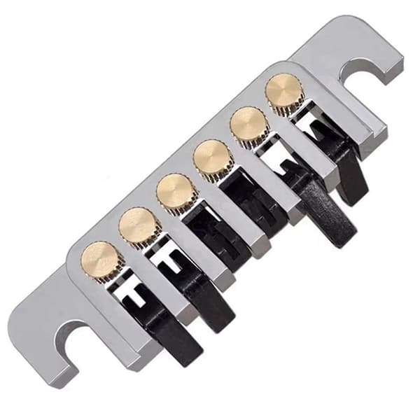 LP Elektrisk Guitar -6 Bro Ramme Stop Stang 70'er Bro Tailpiece Tailpiece String Code LP/SG/ES/,Si