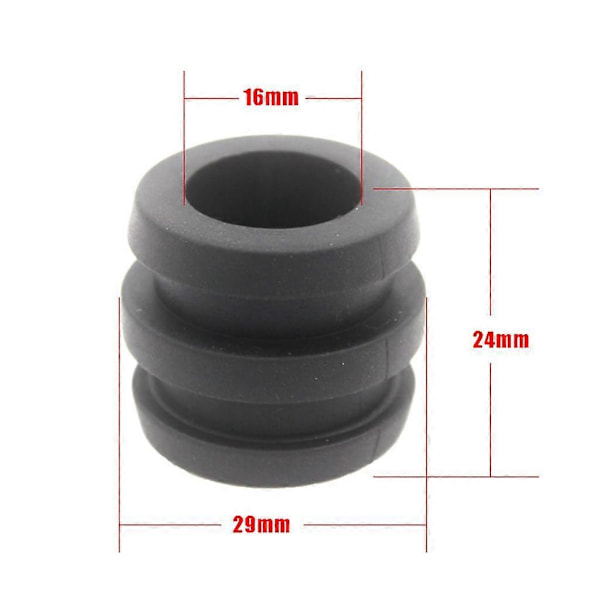 10 Stykker 16mm Bordfodbold Bordstang Bumper Buffer til Bordfodbold