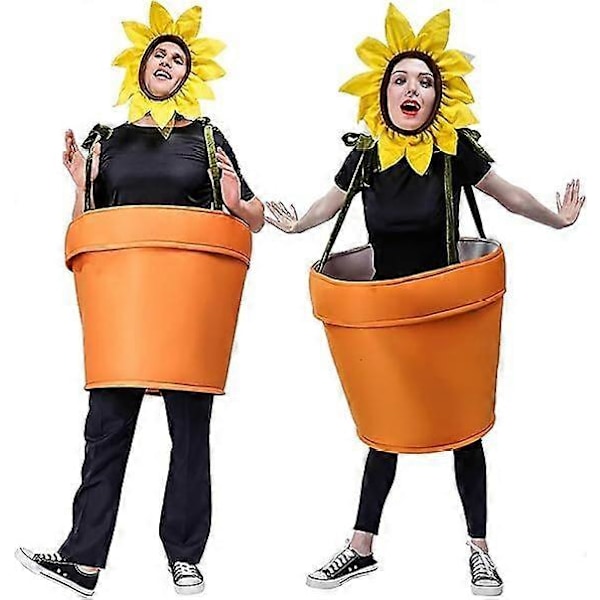 Halloween Blomkruka Kostym Solros Kostym 2025:e
