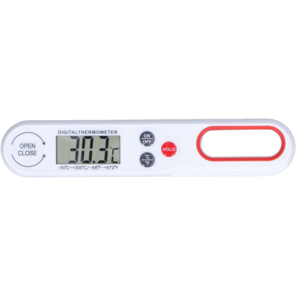 Digital Meat Thermometer | Foldable | Instant Read White